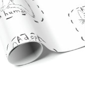 Een mens aannemen cadeaupapier (Rol Hoek)