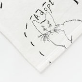 Een mens aannemen fleece deken (Hoek)