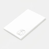 Een mens aannemen post-it® notes (Schuin)