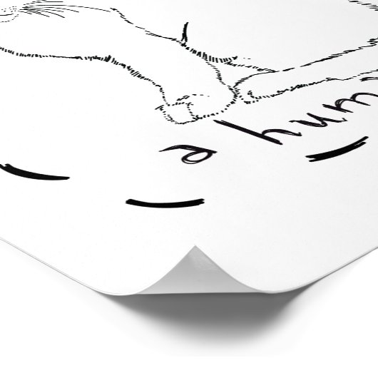 Een mens aannemen poster (Hoek)