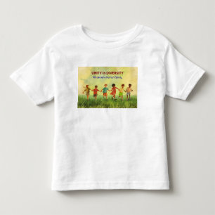 Eén menselijke familie kinder shirts
