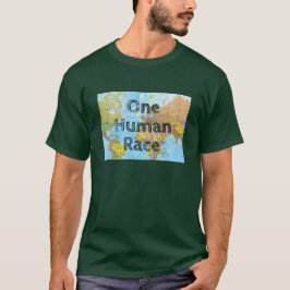 Eén menselijke ras t-shirt