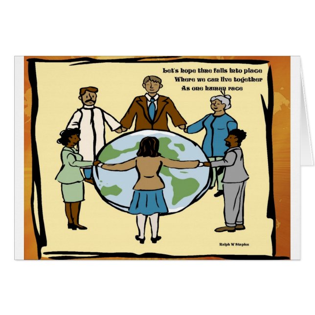 Eén mensheid (Voorkant Horizontaal)