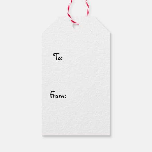 Een Meowy Cat Kerstmis Cadeaulabel (Achterkant)