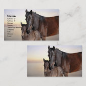 Een merg en haar baby foel visitekaartje (Voorkant / Achterkant)