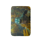 Een merkwaardig zeebraseal Kelp bos | Santa Barbar Badmat (Voorkant Verticaal)