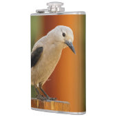 Een merkwaardige Clark's Nutkraker Heupfles (Links)