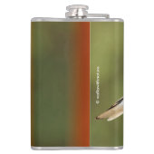 Een merkwaardige Clark's Nutkraker Heupfles (Achterkant)