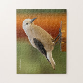 Een merkwaardige Clark's Nutkraker Legpuzzel (Verticaal)