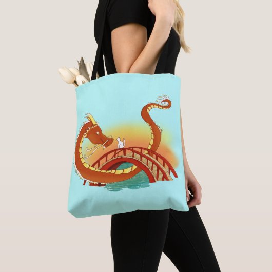 Een merkwaardige ontmoeting tussen vrienden tote bag (Dichtbij)