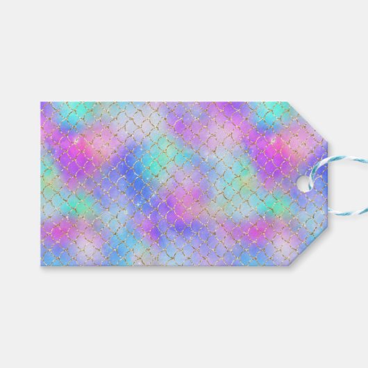 Een Mermaid Galaxy Series Design 10 Cadeaulabel (Voorkant (Horizontaal))