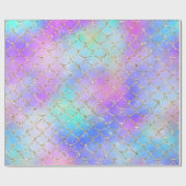 Een Mermaid Galaxy Series Design 10 Cadeaupapier (Vlak)