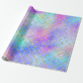 Een Mermaid Galaxy Series Design 10 Cadeaupapier (Uitgerold)