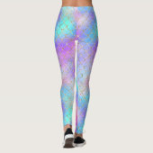 Een Mermaid Galaxy Series Design 10 Leggings (Achterkant)