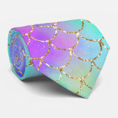Een Mermaid Galaxy Series Design 10 Stropdas (Opgerold)