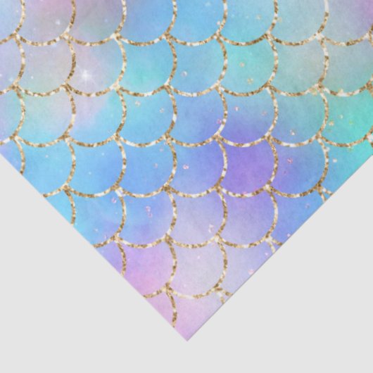 Een Mermaid Galaxy Series Design 10 Tissuepapier (Detail)