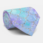 Een Mermaid Galaxy Series Design 11 Stropdas (Opgerold)