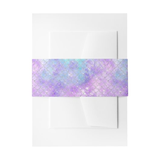 Een Mermaid Galaxy Series Design 11 Uitnodigingen Wikkel (Voorkant Voorbeeld)