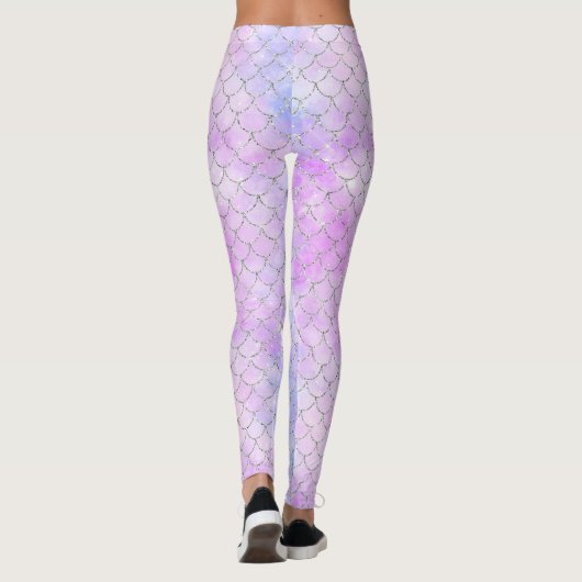 Een Mermaid Galaxy Series Design 1 Leggings (Achterkant)
