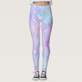 Een Mermaid Galaxy Series Design 1 Leggings (Voorkant)