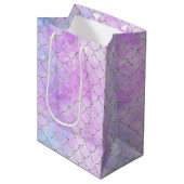 Een Mermaid Galaxy Series Design 1 Medium Cadeauzakje (Voorkant Gekanteld)