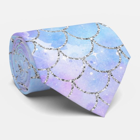 Een Mermaid Galaxy Series Design 1 Stropdas (Opgerold)