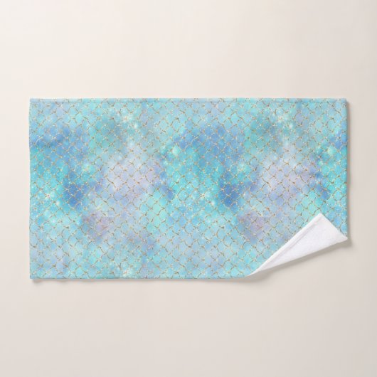 Een Mermaid Galaxy Series Design 2 Bad Handdoek (Handdoek)
