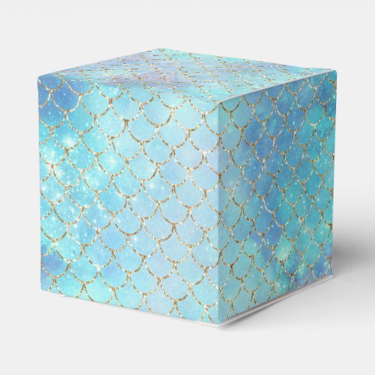 Een Mermaid Galaxy Series Design 2 Bedankdoosjes (Achterkant)