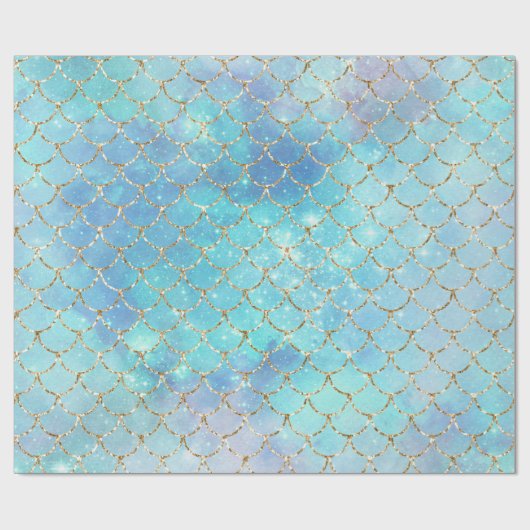 Een Mermaid Galaxy Series Design 2 Cadeaupapier (Vlak)