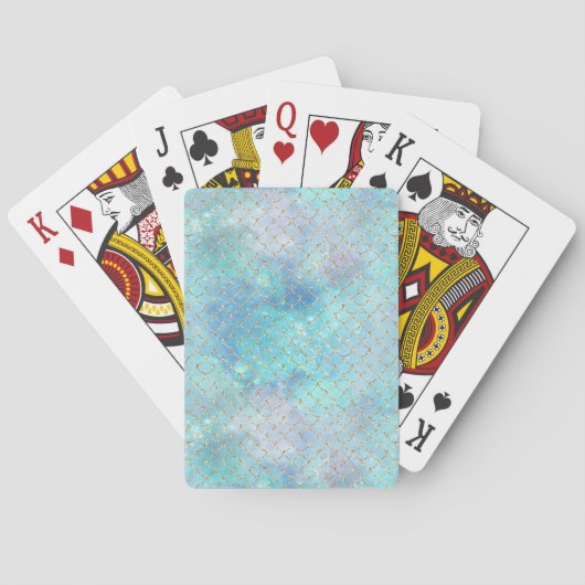 Een Mermaid Galaxy Series Design 2 Pokerkaarten (Achterkant)