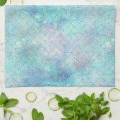 Een Mermaid Galaxy Series Design 2 Theedoek (Gevouwen)