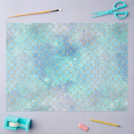 Een Mermaid Galaxy Series Design 2 Tissuepapier (Craft)