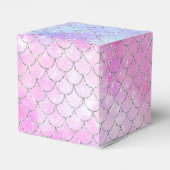 Een Mermaid Galaxy Series Design 4 Bedankdoosjes (Achterkant)