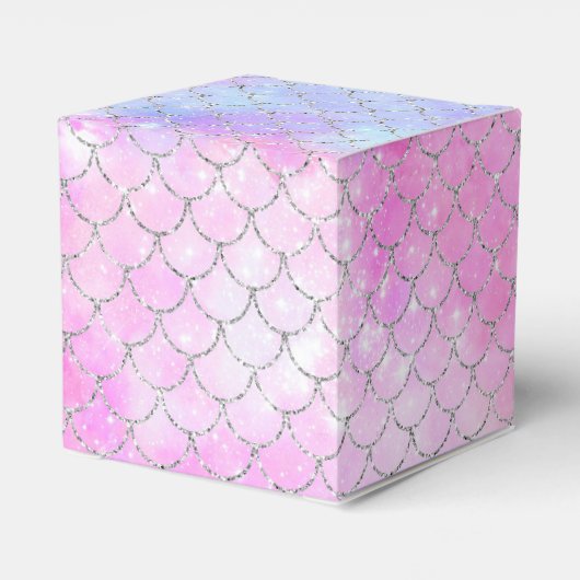 Een Mermaid Galaxy Series Design 4 Bedankdoosjes (Achterkant)