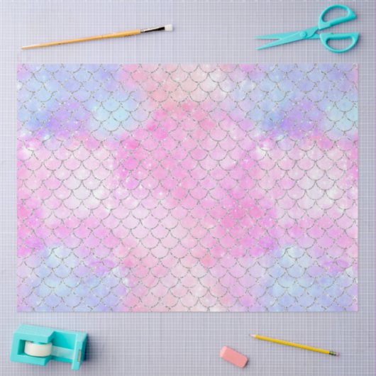 Een Mermaid Galaxy Series Design 4 Tissuepapier (Craft)