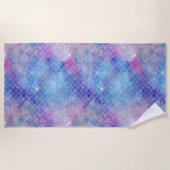 Een Mermaid Galaxy Series Design 5 Strandlaken (Voorkant)