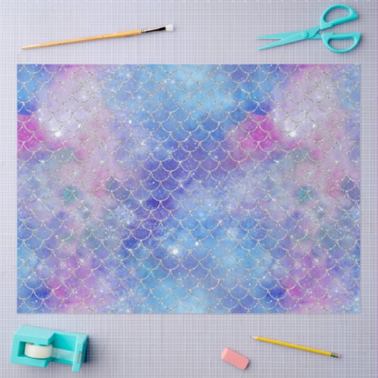 Een Mermaid Galaxy Series Design 5 Tissuepapier (Craft)