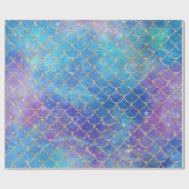 Een Mermaid Galaxy Series Design 9 Cadeaupapier (Vlak)