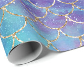 Een Mermaid Galaxy Series Design 9 Cadeaupapier (Rol Hoek)