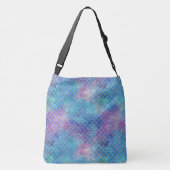 Een Mermaid Galaxy Series Design 9 Crossbody Tas (Achterkant)