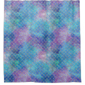 Een Mermaid Galaxy Series Design 9 Douchegordijn (Voorkant)