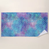 Een Mermaid Galaxy Series Design 9 Strandlaken (Voorkant)