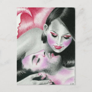 Een Mermaid's Love Briefkaart