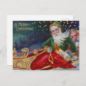 EEN MERRY CHRISTMAS-ONTWERP FEESTDAGENKAART (Voorkant / Achterkant)