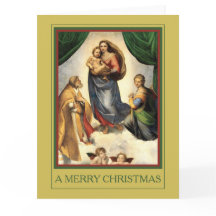 EEN MERRY CHRISTMAS Raphael Madonna en Christus Ki