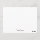 Een Merry Halloween Black Cat Custom  Briefkaart (Achterkant)