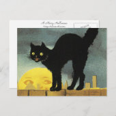 Een Merry Halloween Feestdagenkaart (Voorkant / Achterkant)