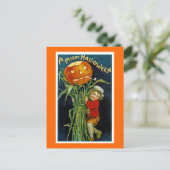 Een Merry Halloween Feestdagenkaart (Staand voorkant)