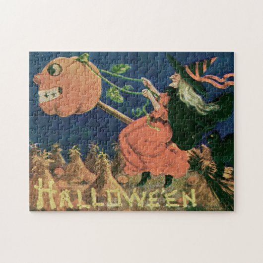 Een Merry Halloween Legpuzzel (Horizontaal)