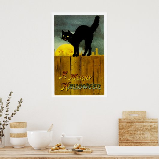 Een Merry Halloween Poster (Keuken)